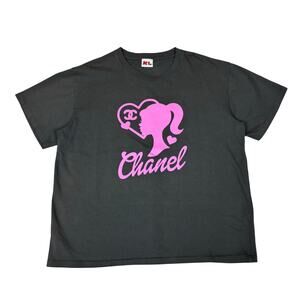 Mega Yacht Coco Chanel Barbie T Shirt Women's XL Oversized Boyfriend
